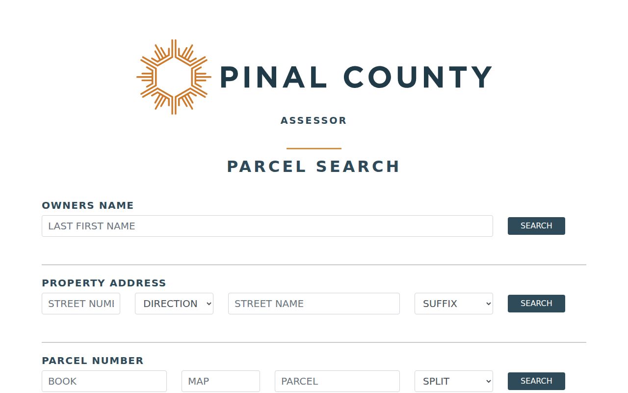 Apache Junction residents directory Pinal County parcel search