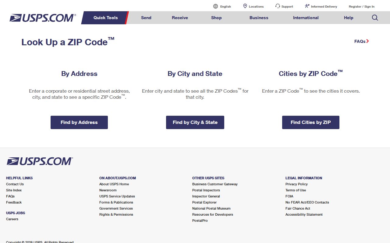 Apache Junction ZIP code directory official USPS lookup
