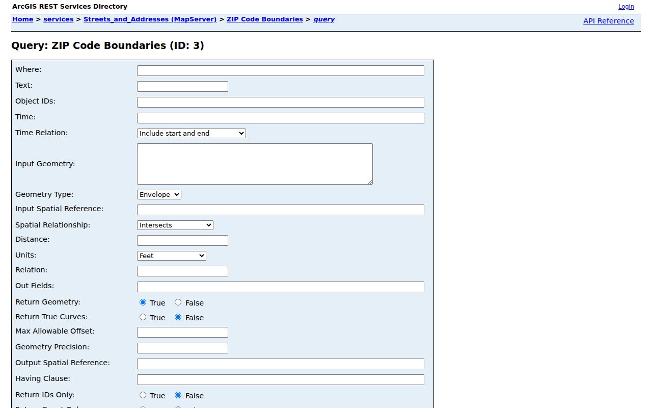 Apache Junction ZIP code directory GIS boundary query